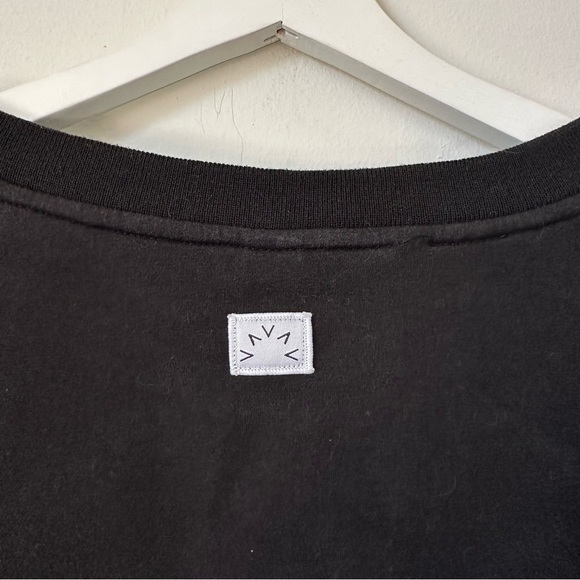 Varley Hardy Black Pullover Sweatshirt With Button Details Size S - Picture 6 of 8